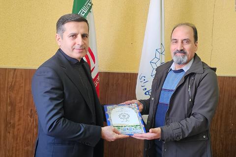 معارفه دکتر «محسن یاراحمدی» به عنوان رئیس دانشکده مدیریت و حسابداری جوانرود دانشگاه رازی &nbsp;